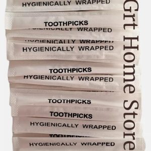Jena Wooden Toothpicks ~ Hygienically & Individually Wrapped (100)