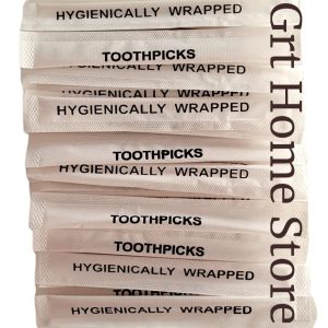 50 x Wooden Toothpicks ~ Hygienically & Individually Wrapped