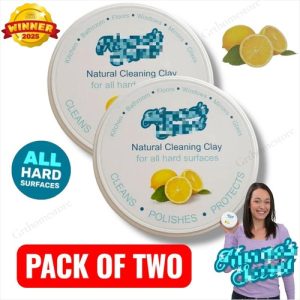 Nanna's Natural Cleaning Clay lemon pack of two