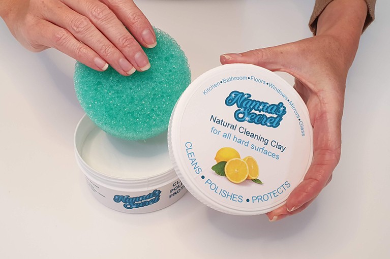 Nanna's Natural Cleaning Clay for hard surfaces