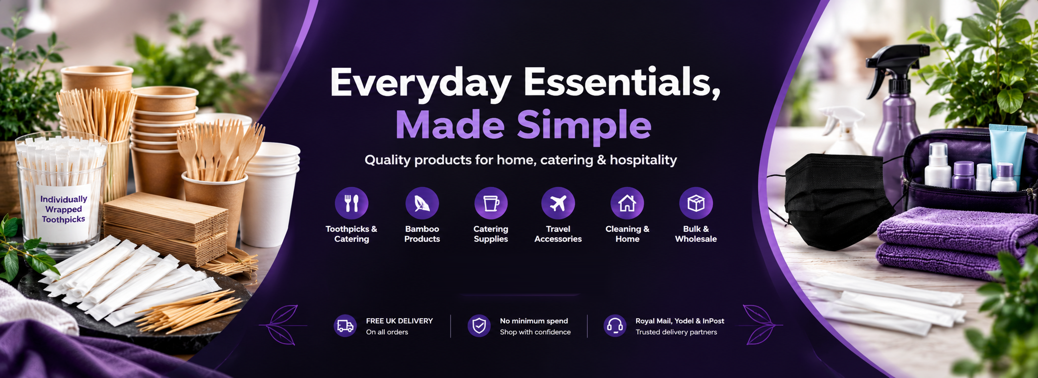 Everyday Essentials Made Simple – Toothpicks, Bamboo Products, Catering Supplies, Travel Accessories, Cleaning & Home